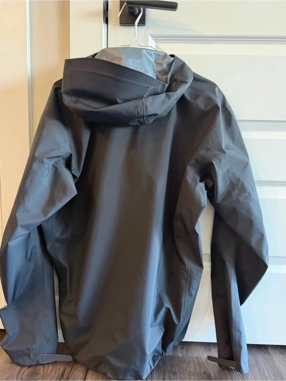 Arc'teryx Black Hooded Waterproof Jacket -New